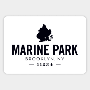 Marine Park (black) Magnet